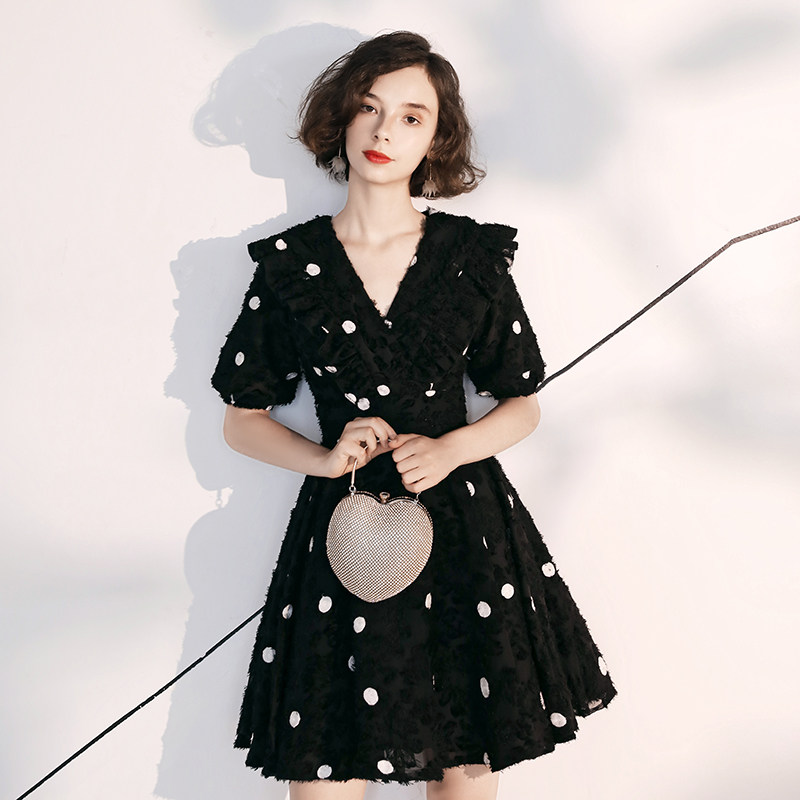 平时可穿法式宴会晚礼服短款学生 菲格菲依礼服/晚装