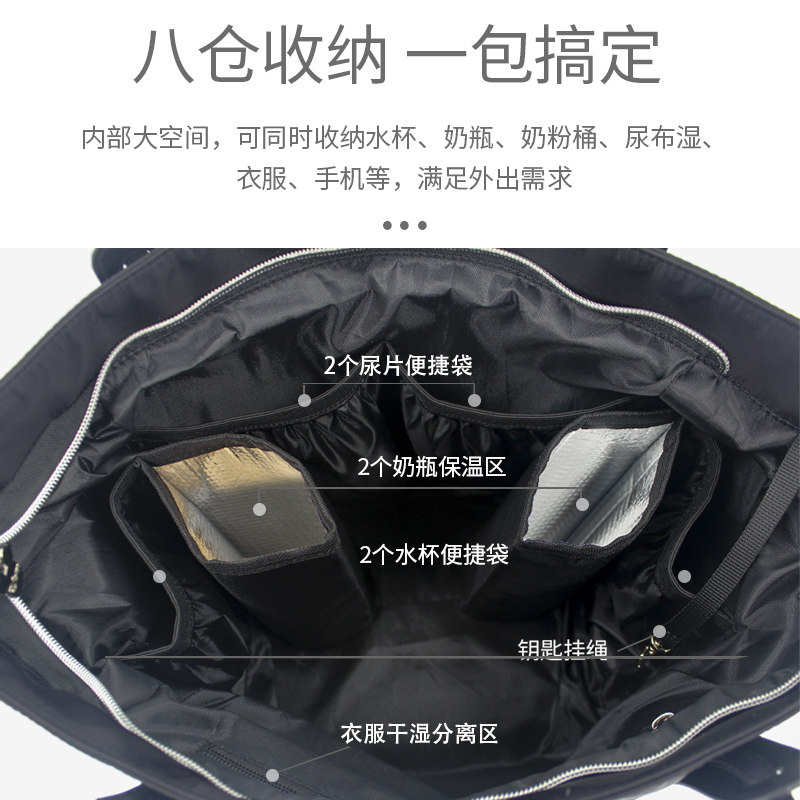 迪士尼妈咪包2021年新款单肩斜挎包 贝比母婴妈咪包/袋