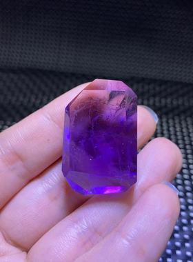 好记水晶紫水晶随行七彩牌子吊坠项链毛衣链锁骨链配饰送朋友礼物