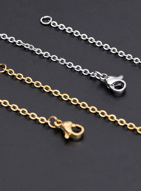 diy镀金手工百搭配饰十字链