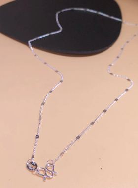 足银999吊坠配链女士时尚单项链