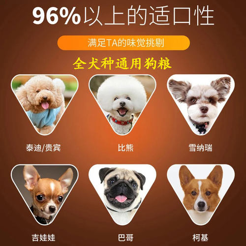 伊萨嘉露狗粮幼犬5kg奶糕粮泰迪贵宾博美比熊柯基金毛通用型10斤 - 图2