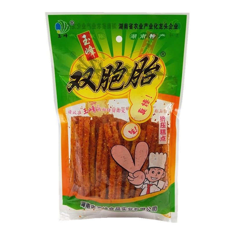 玉峰辣条双胞胎老式麻辣条80后儿时怀旧小吃零食面筋美食湖南特产-图3