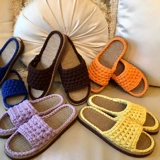 Обувь для обуви ручной работы льняные тапочки