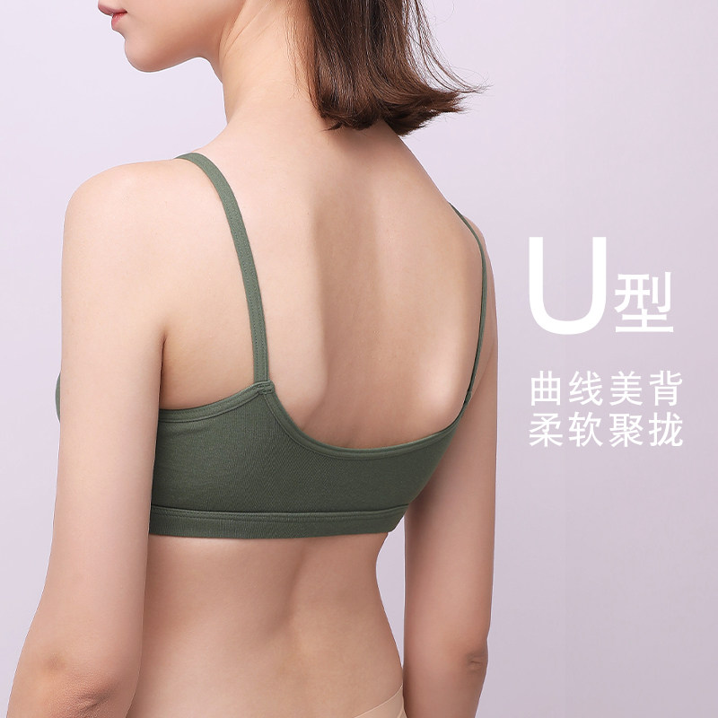 2吊带女一体u型美背新款网红抹胸 南极人泰阁抹胸