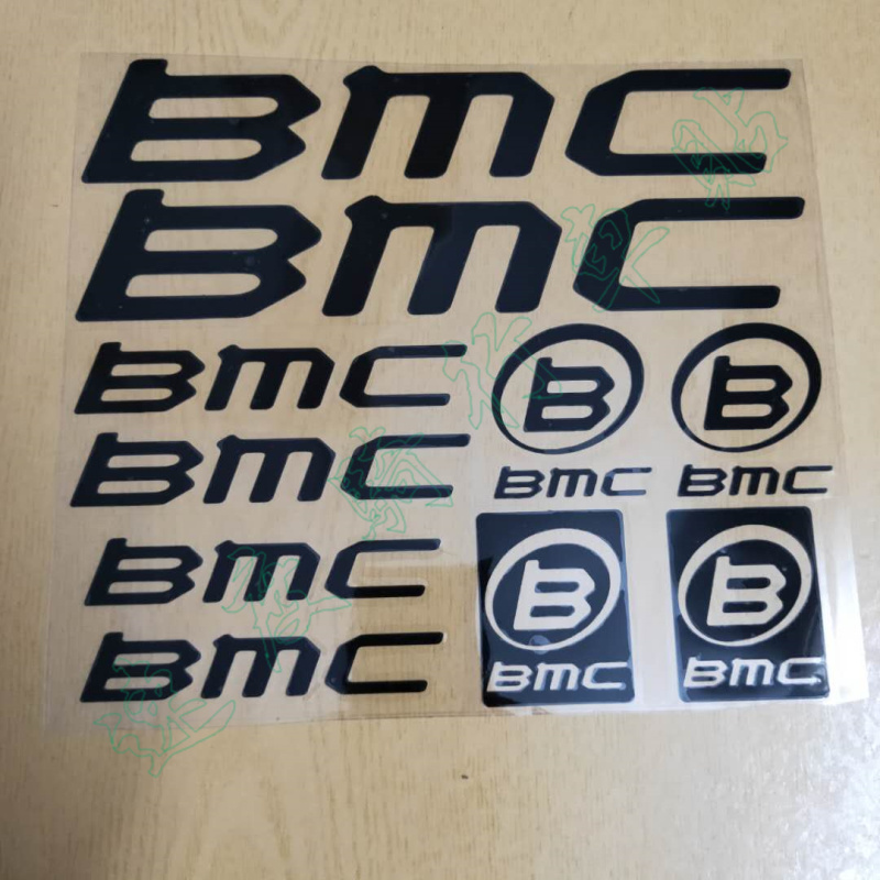 自行车贴纸 公路车山地车车架贴纸 BMC diy个性车架贴纸