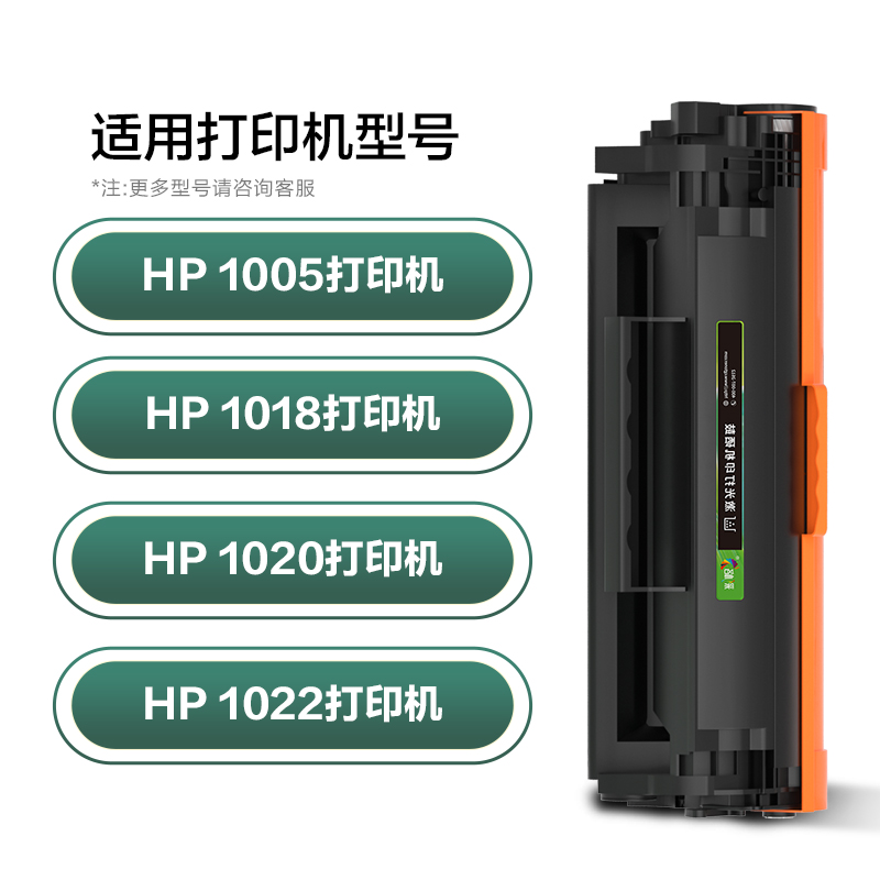 适用惠普m1005硒鼓hp1020 hp12a hp1020plus HP1010 HP1022 12A佳能LBP2900墨盒HP1005 m1005mfp打印机q2612a-图0