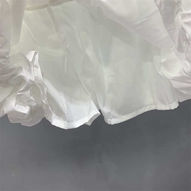 Bow tied puffy skirt for women bud short skirt