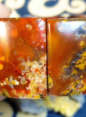 红料高玉化满花精品 天然战国红玛瑙正宗宣化料手镯手牌