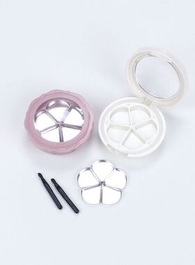 DIY手工压盘眼影空盒带镜口红
