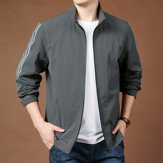 Мужская скоростная куртка jpdun с воротником-стойкой весна и осень свободная