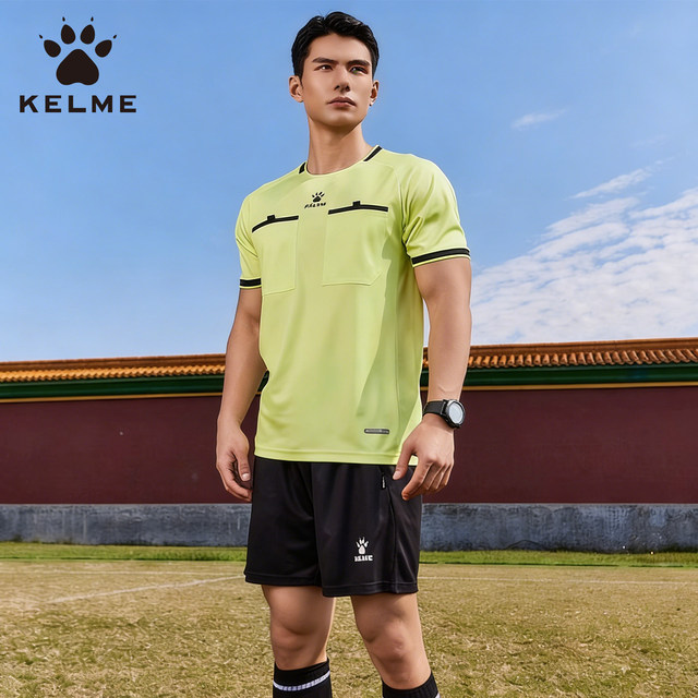 ເຄື່ອງແບບຜູ້ພິພາກສາ KELME ເໝາະສຳລັບຜູ້ຊາຍທີ່ແຫ້ງໄວ ແລະ ລະບາຍອາກາດໄດ້