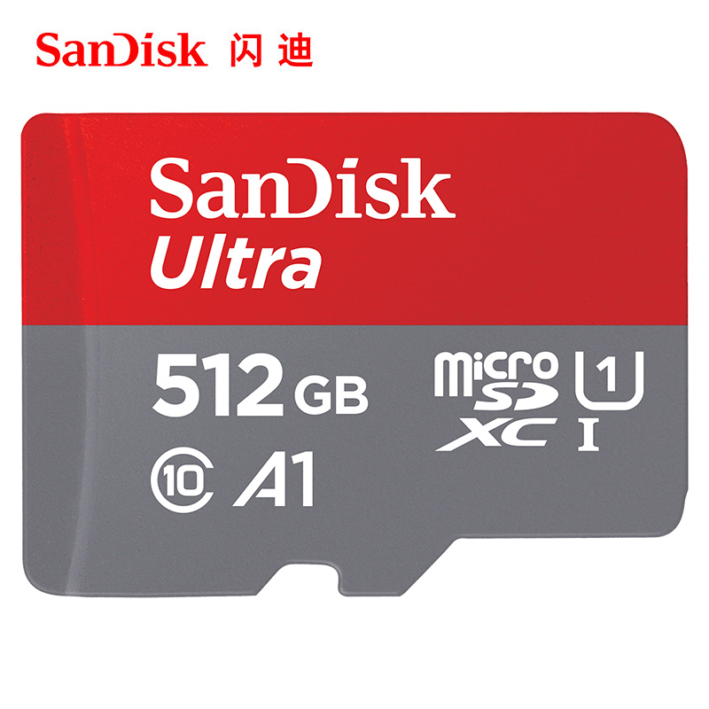 闪迪内存卡512g储存tf卡switch高速存储卡手机相机micro sd卡256g - 图0