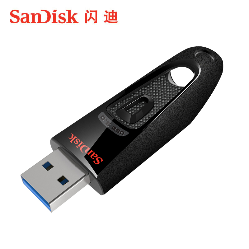 闪迪U盘32gu盘 高速USB3.0 闪存盘 CZ48 32G U盘 加密电脑优盘 - 图0