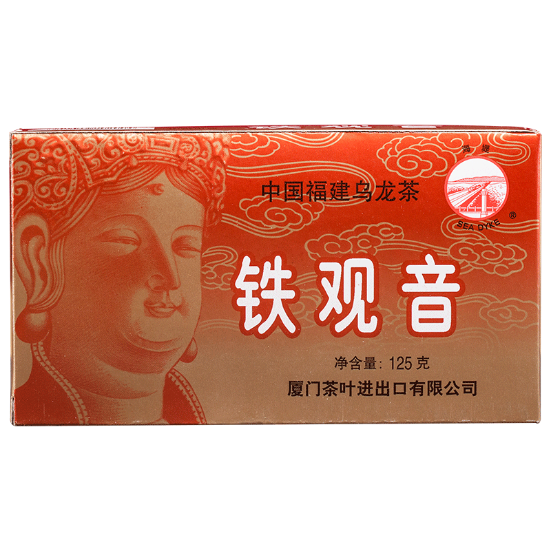 中粮海堤茶叶AT200一级浓香型铁观音 传统工艺乌龙茶 125g/盒