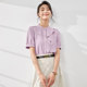ເສື້ອຢືດ chiffon ruffled ຝຣັ່ງເສອແຂນສັ້ນໃນລະດູຮ້ອນຂອງແມ່ຍິງຄົນອັບເດດ: ເທິງຄົນອັບເດດ: commuter ເສື້ອແມ່ຍິງ 8392178