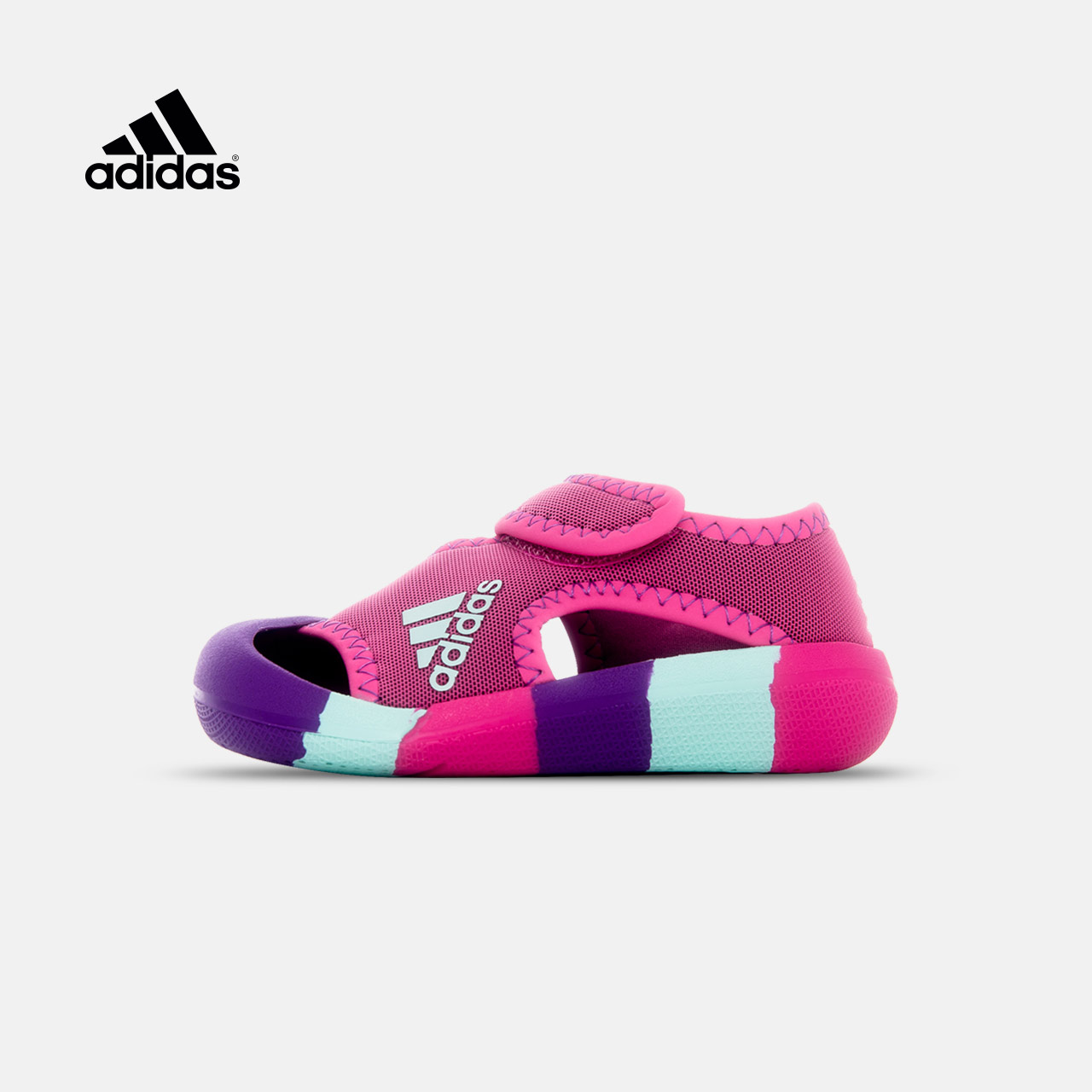 girls velcro adidas