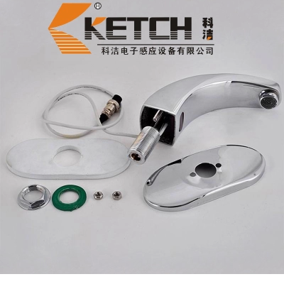 科洁感应水龙头全自动感应水龙头KETCH感应洗手器全铜KT2001-6 - 图1