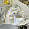 Boys' shirt long sleeve spring and autumn style new 2025