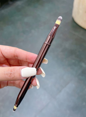 Hourglass双头可伸缩唇刷遮瑕刷便携口红化妆刷工具