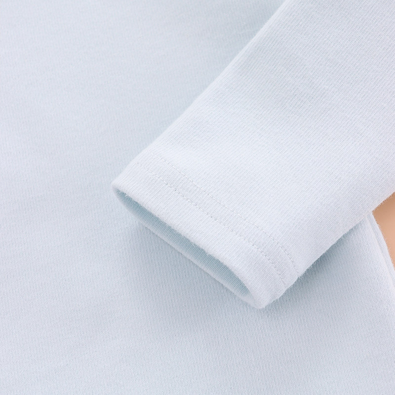 小数点儿童秋衣宝宝家居服上衣女孩半高领打底衣男童圆领长袖T恤,淘宝优惠券,粉丝福利购,淘宝优惠卷