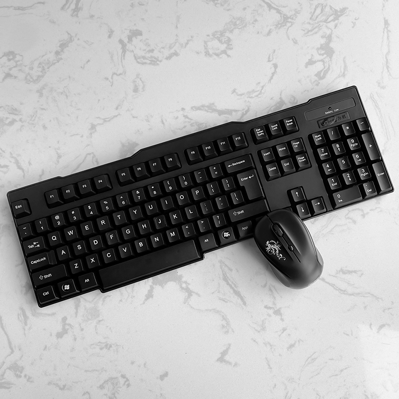 力胜RFKB-2208无线鼠标键盘套装2.4G办公无线游戏键笔记本键鼠 - 图2