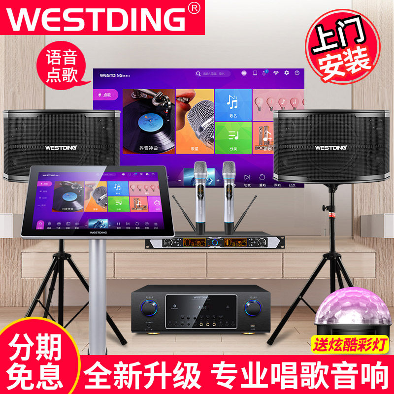 威斯汀a9家庭ktv套装全套家用话筒 威斯汀KTV/卡拉OK音箱