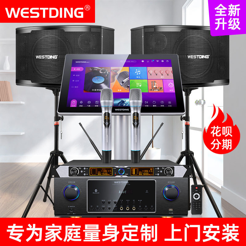 威斯汀a9家庭ktv套装全套家用话筒 威斯汀KTV/卡拉OK音箱