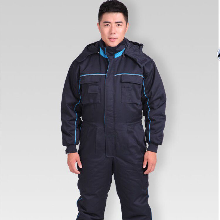ANYCARE冬季男工作服加厚棉服户外工装连体