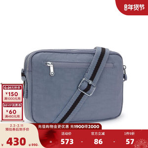 Kipling25秋冬新款女款帆布包25秋冬新款小方包斜挎包|ABANU系列