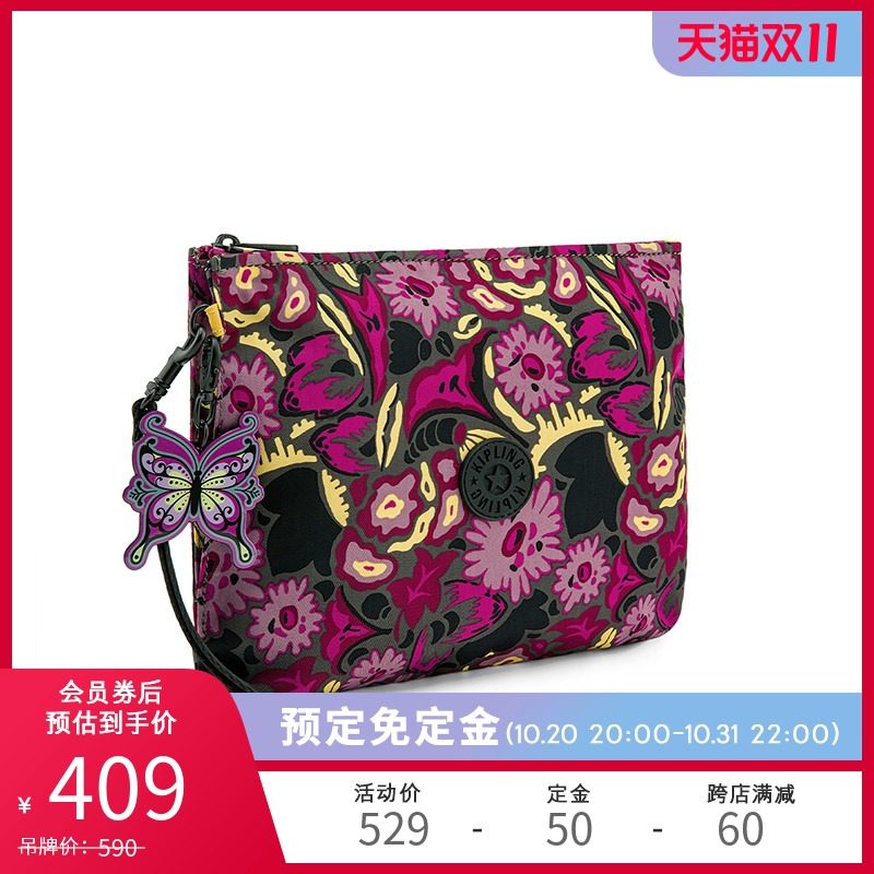 【预售】kipling安娜苏联名系列钱包 kipling女士包袋