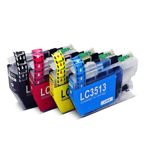 万年声适用兄弟LC3511墨盒LC3513墨盒Brother DCP-J572DW MFC-J491DW J690DW J890DW彩色照片打印机油墨水盒 - 图1