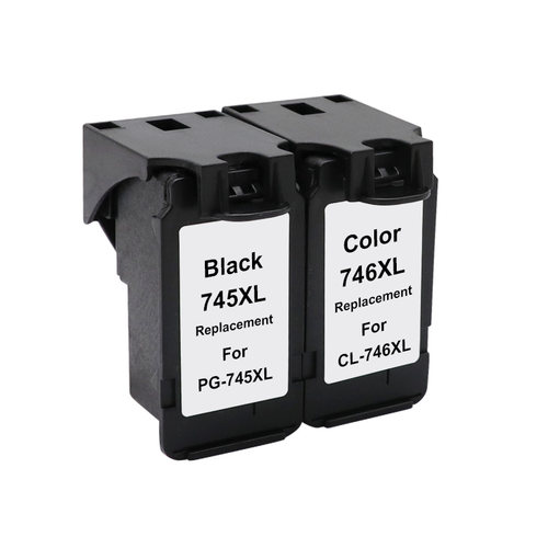 MAG适用佳能MX497 MG2580 MG2400 MG2500 iP2880打印机墨盒TS3170 TS207 TS307 MG2470油墨水盒745 746黑彩色 - 图1