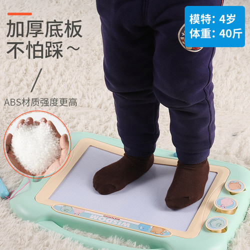 儿童画画板磁性磁力彩色手写字板笔可擦家用宝宝绘画屏幼儿涂鸦板 - 图2
