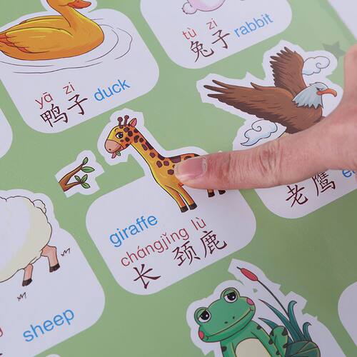 幼儿童数字1到100有声挂图早教认知点读挂画宝宝益智玩具神器卡片 - 图3