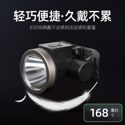 雅尼头灯强光超亮充电新款名牌头戴式手电筒超长续航户外钓鱼专用 - 图1