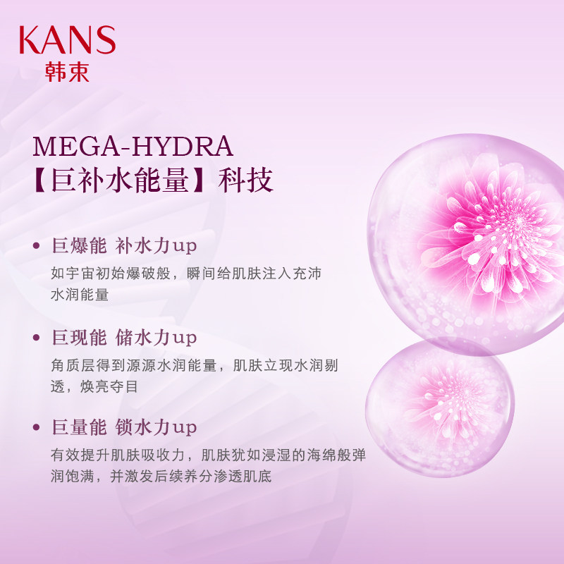 kans /韩束巨补水鲜润赋养礼盒 伟洁化妆品面部护理套装