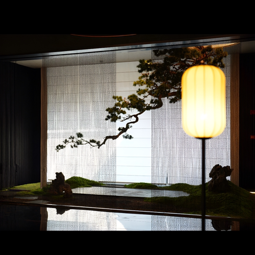 仿真悬挂松树迎客松假树仿真树玄关造景大型悬挂植物中式室内装饰 - 图2