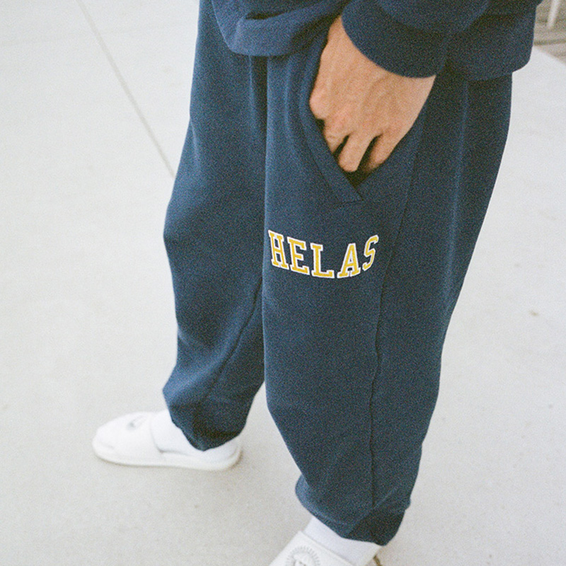 [法国]Helas CAMPUS SWEAT PANT绣花校园休闲运动卫裤长裤-图3