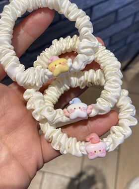 情侣闺蜜手链皮筋男友森系发圈