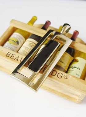 金色长方形饰品项链吊坠