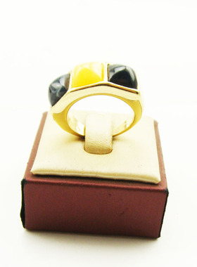 欧美风镀真金高档男女款猫眼石