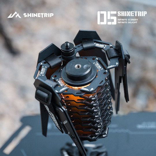 山趣户外露营灯架野营深翼机甲灯阵战术19灯38灯照明氛围灯野外挂