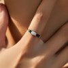 Modian S925 silver fantasy light luxury opal sweet ring