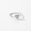 Modian S925 sterling silver Korean version love sweet ring for women