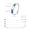 Modian S925 silver fantasy light luxury opal sweet ring