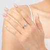 Modian S925 sterling silver Korean version love sweet ring for women