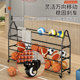 Basketball and football storage rack floor-standing multi-functional storage rack removable home classroom school primary school display rack