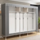 Simple coat rack wardrobe-style clothes drying rack floor-standing indoor clothes rack home bedroom clothes storage rack
