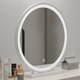 Simple desktop vanity mirror round desktop vanity mirror bedroom student dormitory iron large mirror vanity mirror